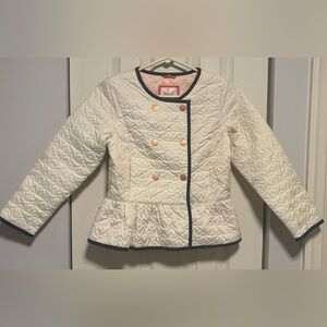 Tommy Hilfiger Girls Double Breasted Quilted Star Jacket size Medium
